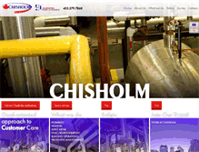Tablet Screenshot of chisholmmechanical.com